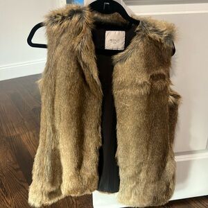 Zara Faux Fur Vest